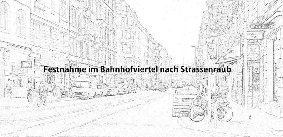 Strassenraeuber im Frankfurter Bahnhofsviertel festgenommen